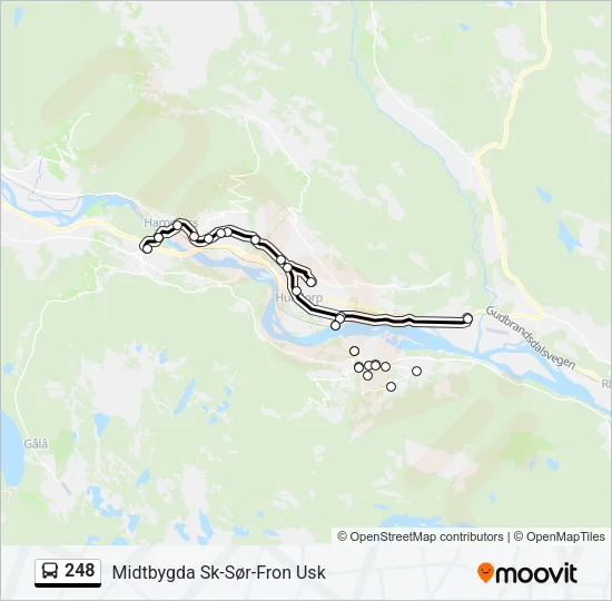 248 Bus Line Map