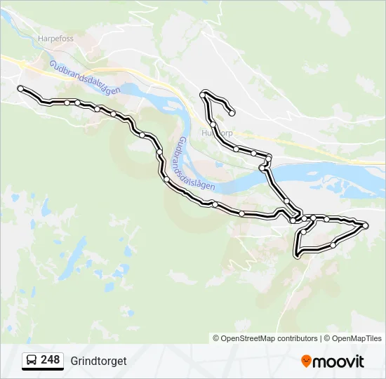 248 Bus Line Map