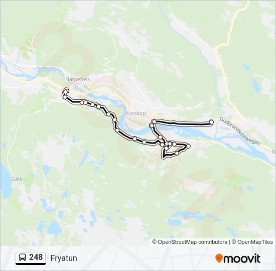 248 Bus Line Map