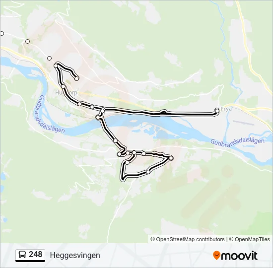 248 Bus Line Map