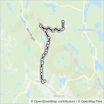 732 Bus Line Map