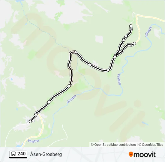 240 Bus Line Map