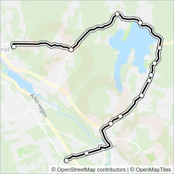 731 Bus Line Map