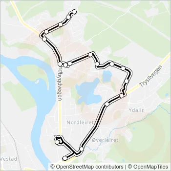 813 Bus Line Map