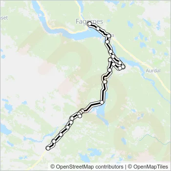 304 Bus Line Map