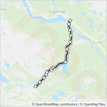 304 Bus Line Map