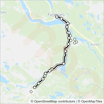 304 Bus Line Map