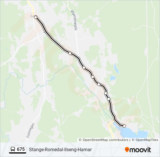 675 bus Line Map