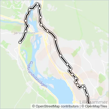 B1 Bus Line Map
