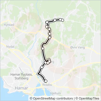 651 Bus Line Map