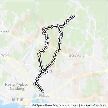 651 Bus Line Map