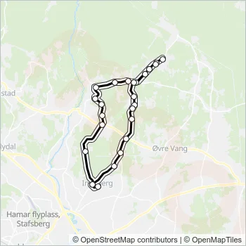 651 Bus Line Map