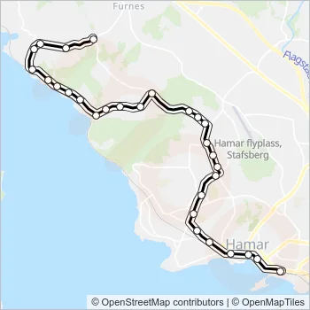 637 Bus Line Map