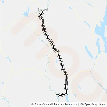 180 Bus Line Map