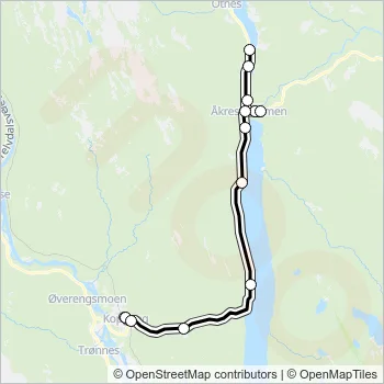 180 Bus Line Map