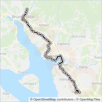 B23 Bus Line Map