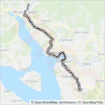 B23 Bus Line Map