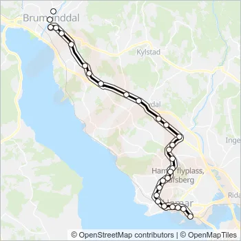 B23 Bus Line Map