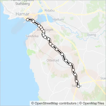 B23 Bus Line Map