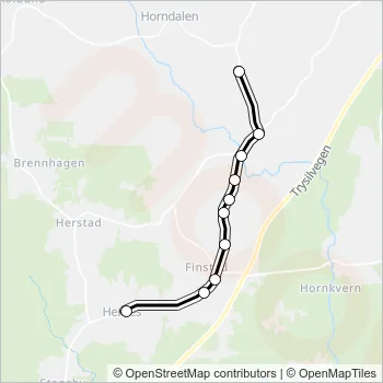 824 Bus Line Map