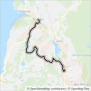 459 Bus Line Map