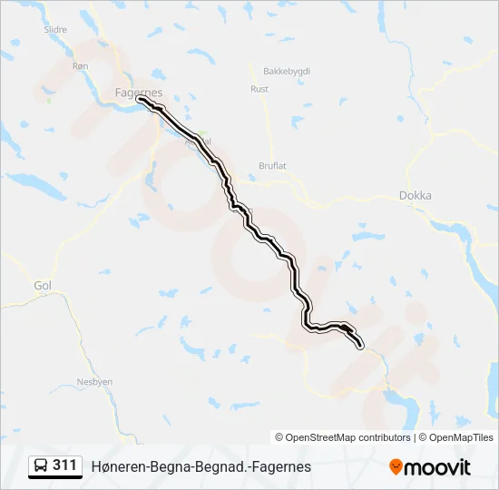 311 Bus Line Map