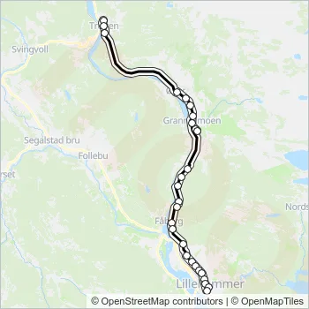 141 Bus Line Map