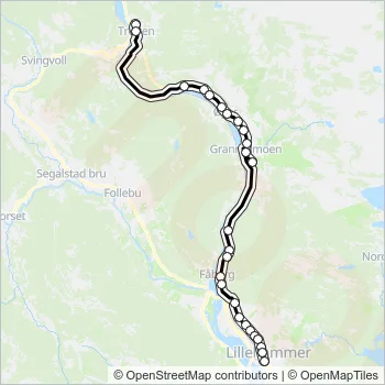 141 Bus Line Map