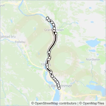 141 Bus Line Map