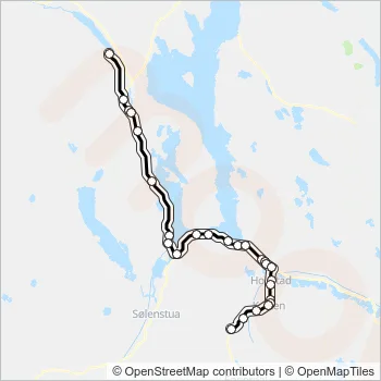 847 Bus Line Map