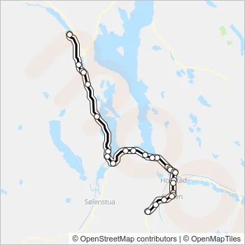 847 Bus Line Map