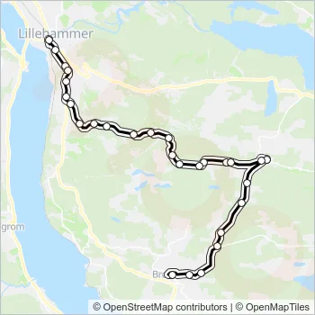 603 Bus Line Map