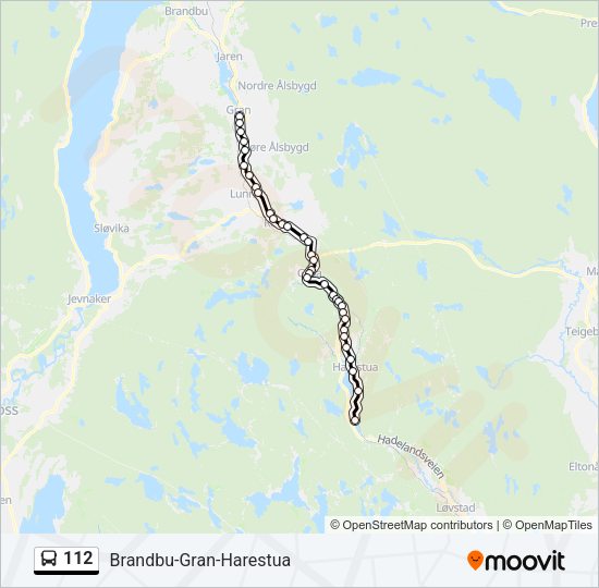 112 Bus Line Map