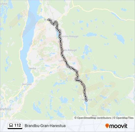 112 Bus Line Map