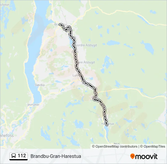 112 Bus Line Map