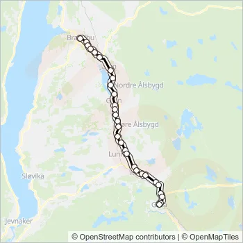 112 Bus Line Map