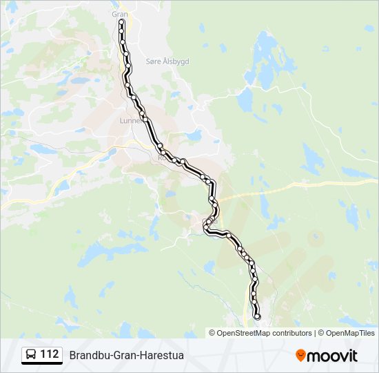 112 Bus Line Map