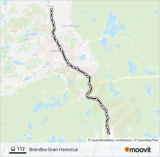 112 Bus Line Map