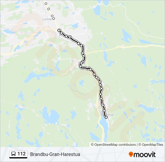 112 Bus Line Map