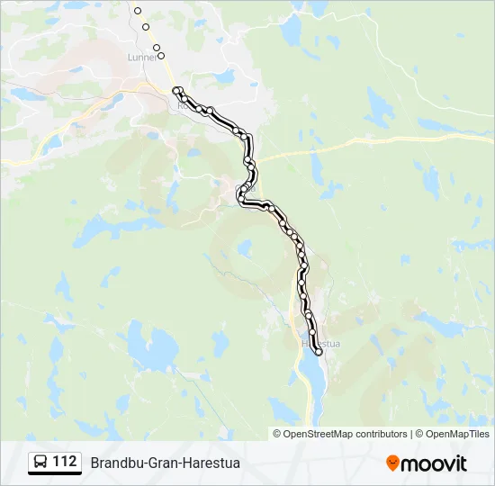 112 Bus Line Map