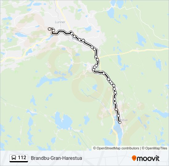 112 Bus Line Map