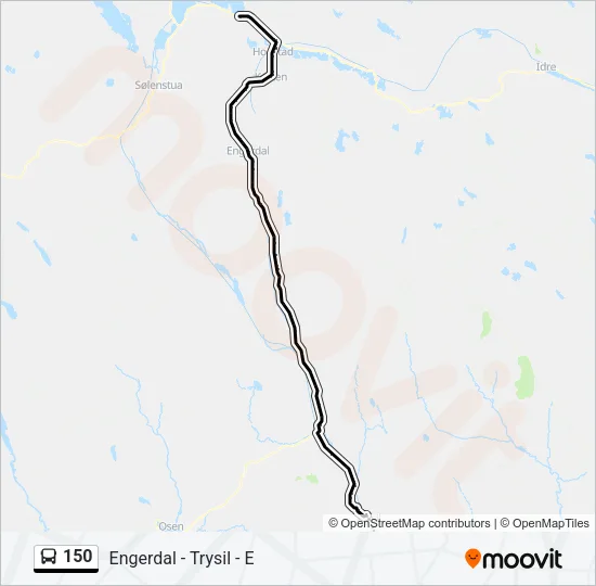 150 Bus Line Map