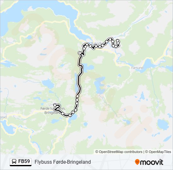 FB59 bus Line Map