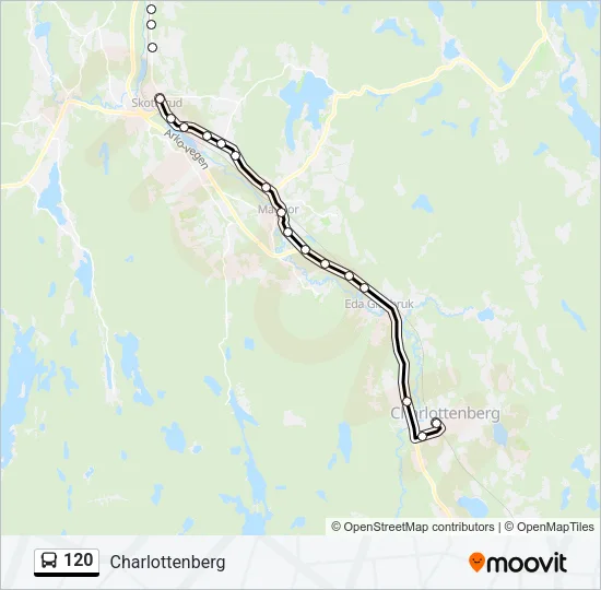 120 Bus Line Map
