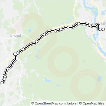 804 Bus Line Map