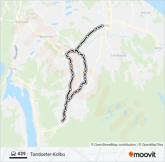 439 Bus Line Map