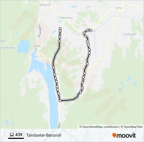 439 Bus Line Map