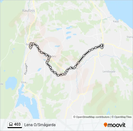 403 Bus Line Map