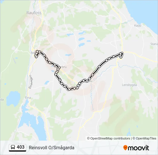 403 Bus Line Map