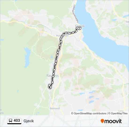 403 Bus Line Map